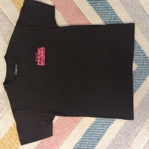 Black and pink psychic tee
